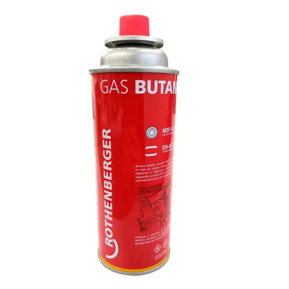 Gás butano refil 220G para maçarico e fogareiro R35540 Rothenberger — fotografia 3
