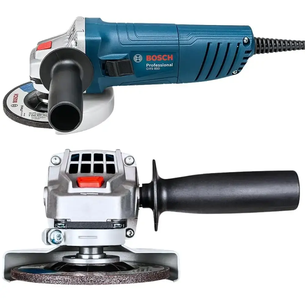 Esmerilhadeira angular 4.1/2 POL 850W GWS850 com 3 discos 4.1/2 POL Bosch 110 V — fotografia 2