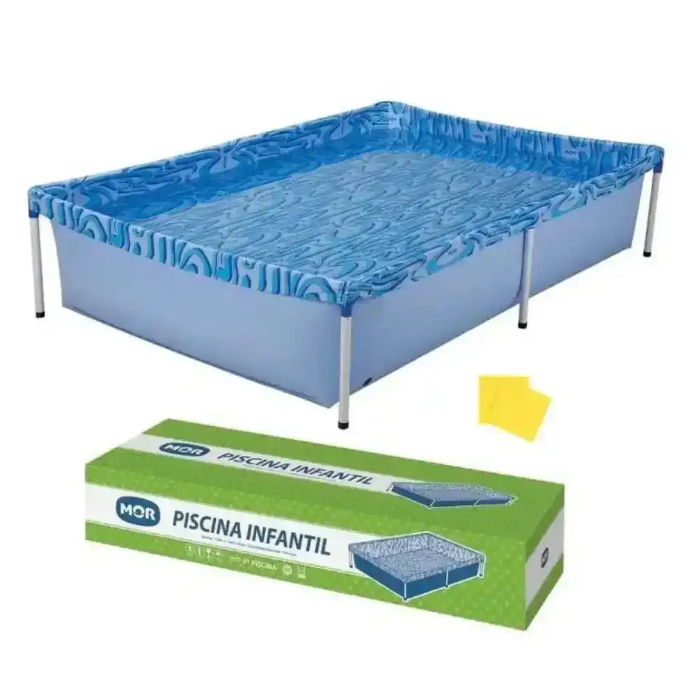 Piscina Retangular com Armação 1.000 Litros 189 x 126 x 42cm 1002 MOR — fotografia de referência