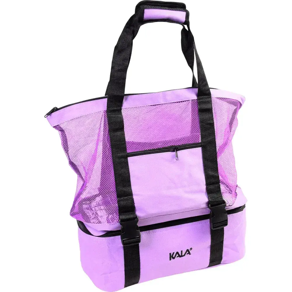 Bolsa térmica sintética 2 em 1 lilas 35L Kala — fotografia 7