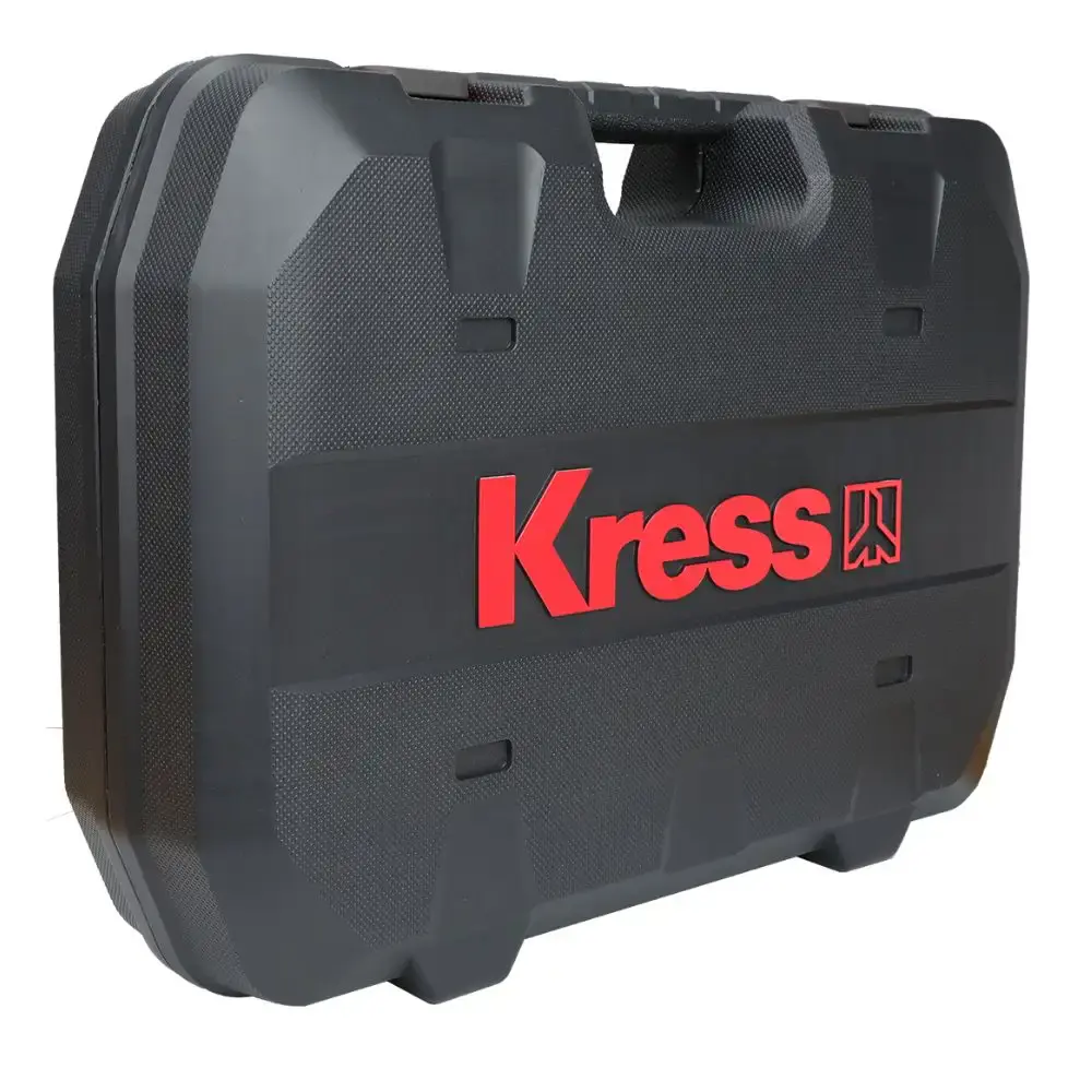 Furadeira parafusadeira brushless 1/4POL 50NM com 2 baterias e carregador Kress — fotografia 6