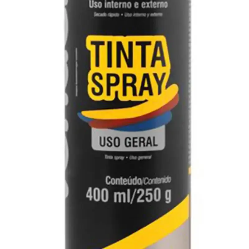 Tinta em spray 400 ML 250 GR dourado Vonder — fotografia 3