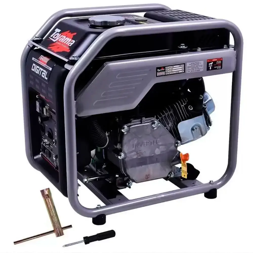 Gerador de energia à gasolina 4,0 KVA digital TG4000I Toyama 220 V — fotografia 5