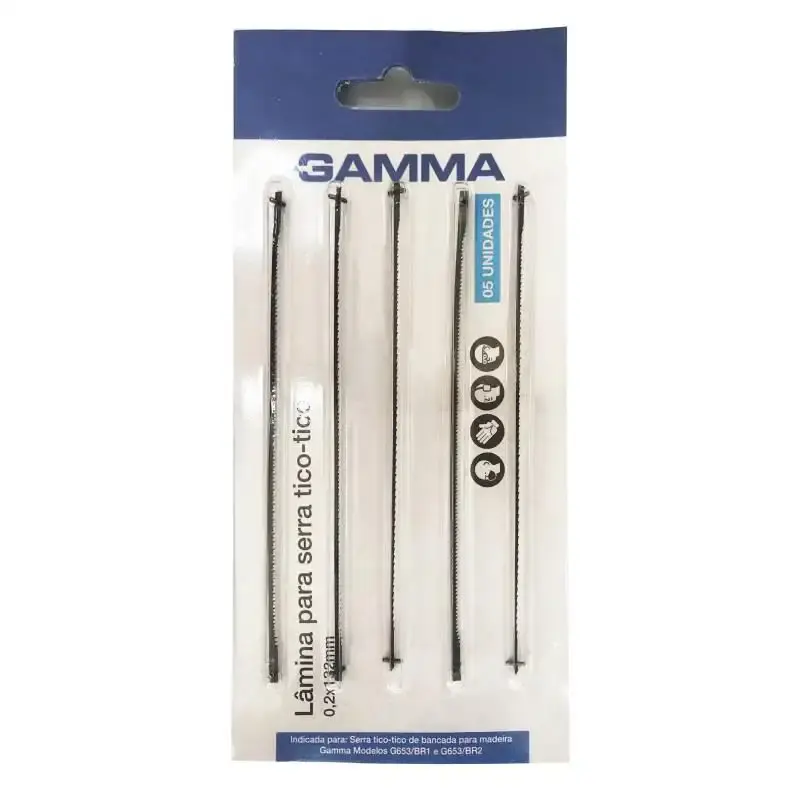 Lâmina para Serra Tico Tico de Bancada G653 132 x 0.3 MM 18DPP ACG653/BR-031 GAMMA — fotografia 3