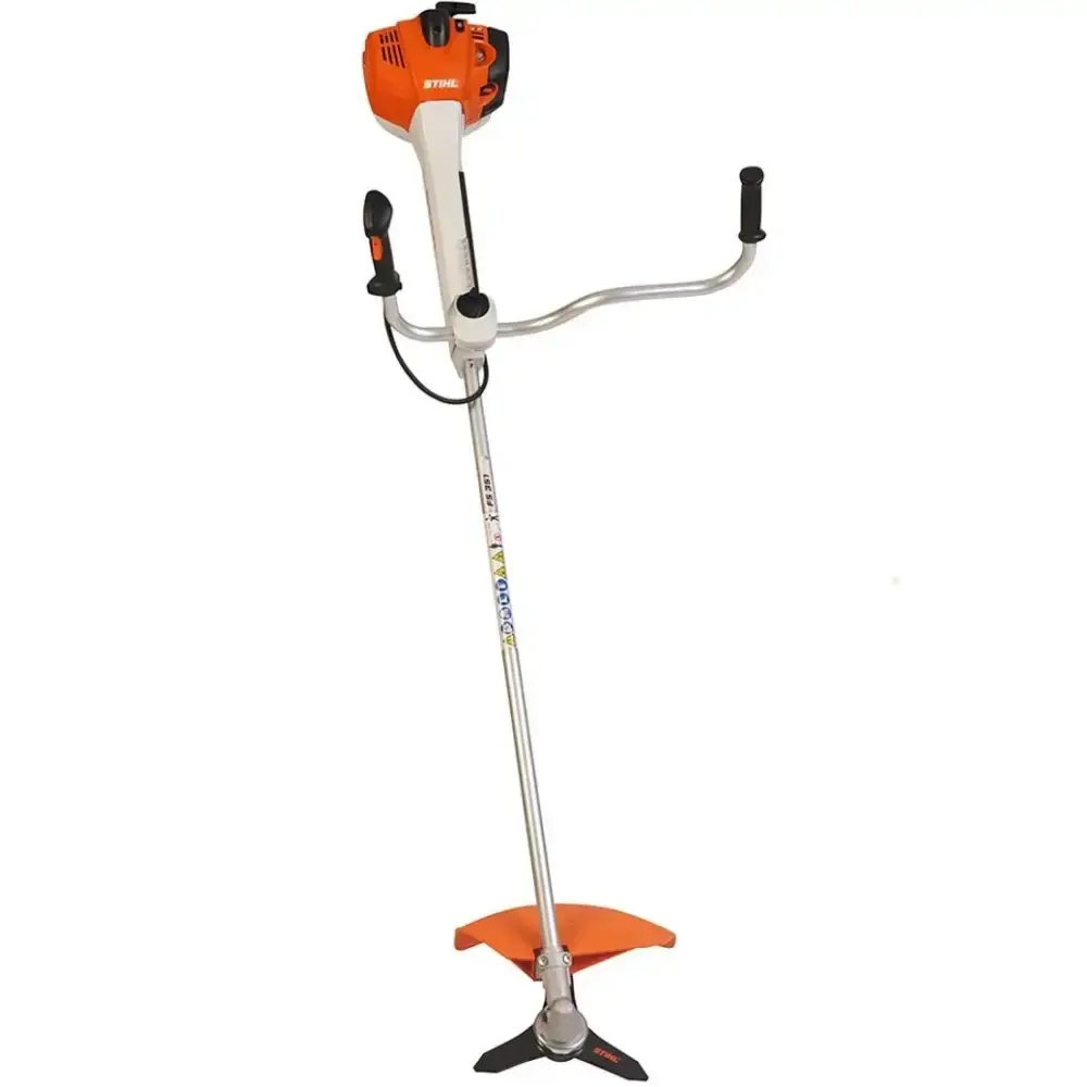 Roçadeira combustão a gasolina 1,7 CV 37,7 CC lâmina 3 facas FS 351 Stihl — fotografia 2