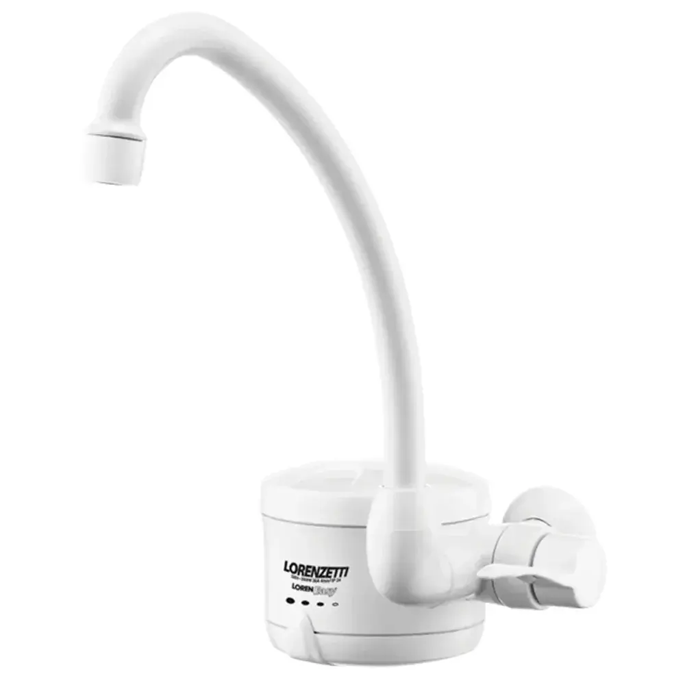 Torneira elétrica de parede loren easy 4T 4800W 127V lorenzetti Lorenzetti Duchas — fotografia 2