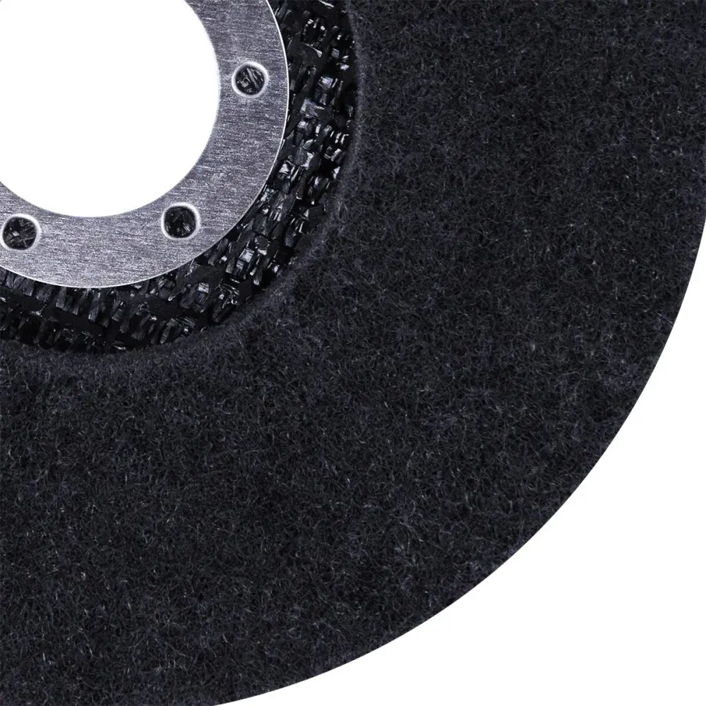 Disco flap para limpeza e pré polimento grão 180 4.1/2” Worker — fotografia 5