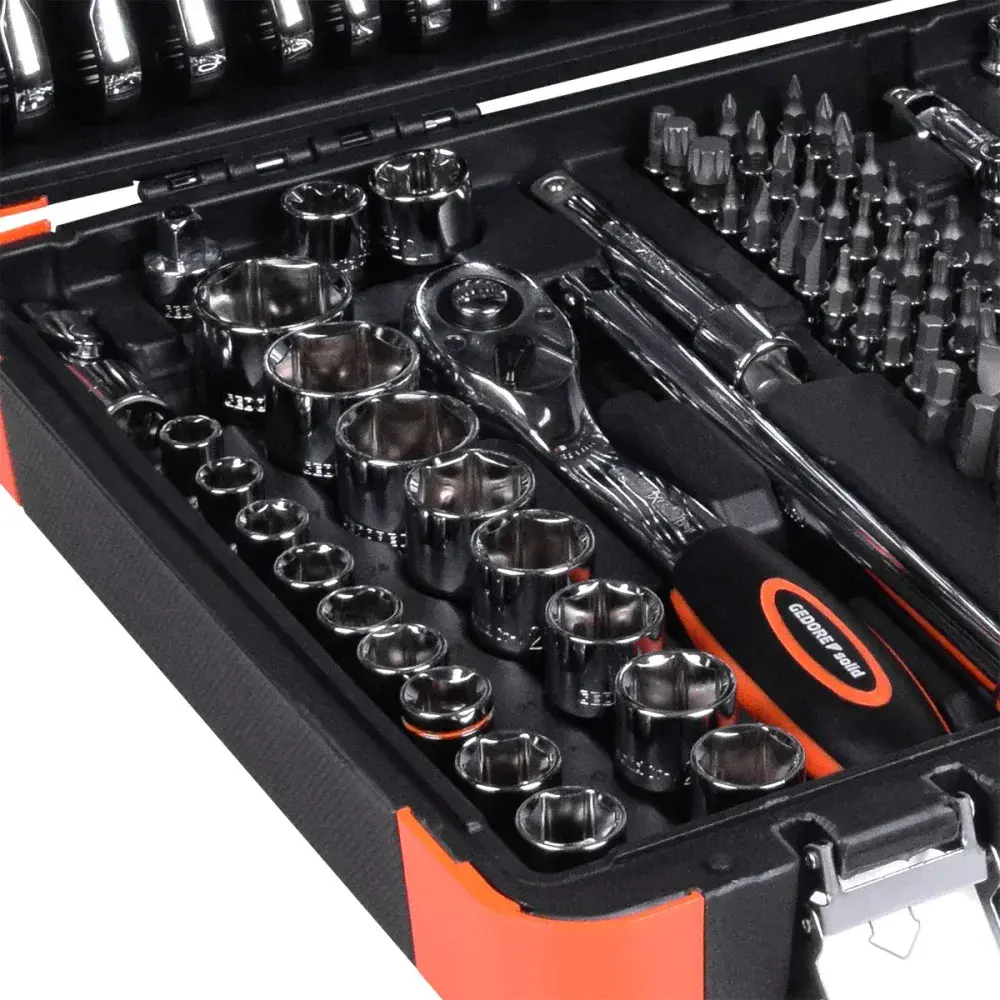 Jogo de soquetes e bits master 5000R 178 peças Robust — fotografia 6