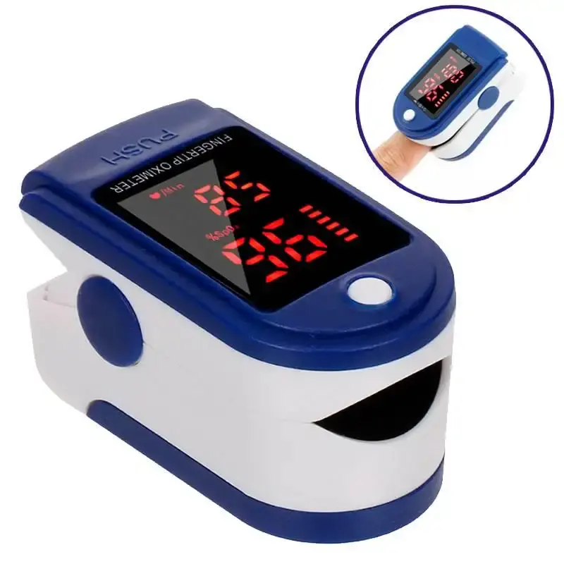 Oxímetro de pulso digital para dedo saturação de oxigênio LYL5 medical — fotografia de referência