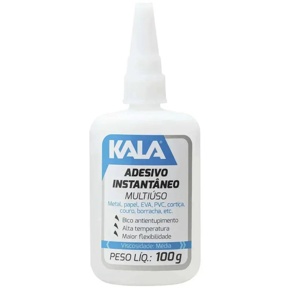 Adesivo instantâneo bico anti entupimento Kala 100G — fotografia 2