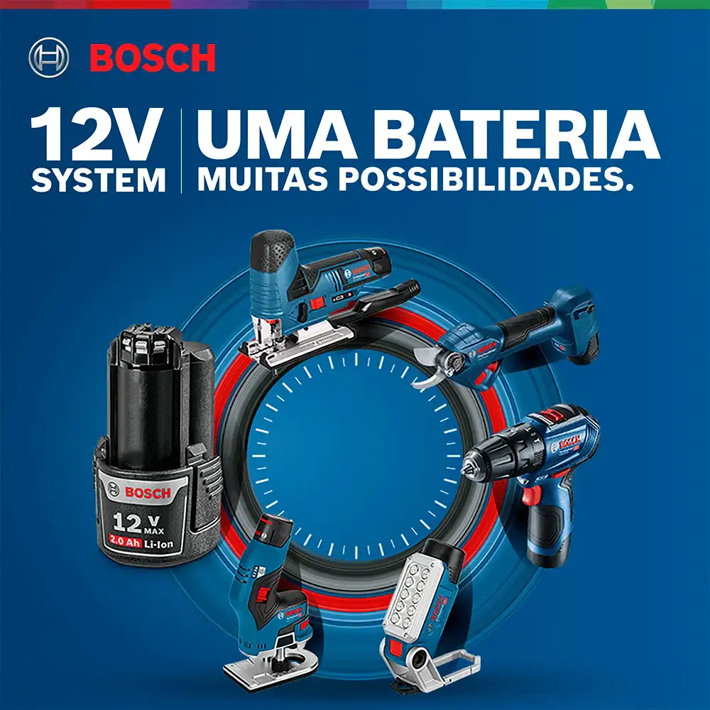 Bateria de íons de lítio Bosch GBA 12V 4,0AH — fotografia 6