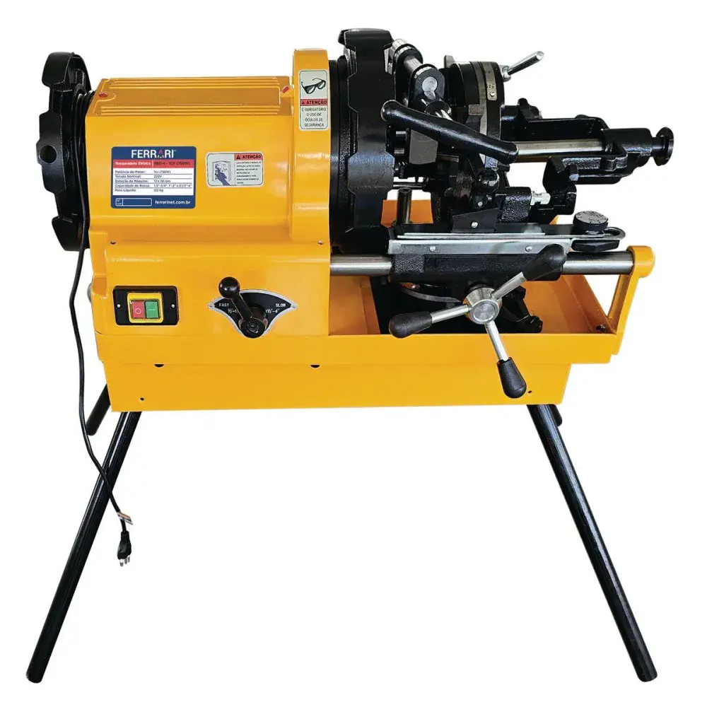 Rosqueadeira elétrica REC-2 1CV 1/2 a 2" bspt 220V da Ferrari — fotografia 6