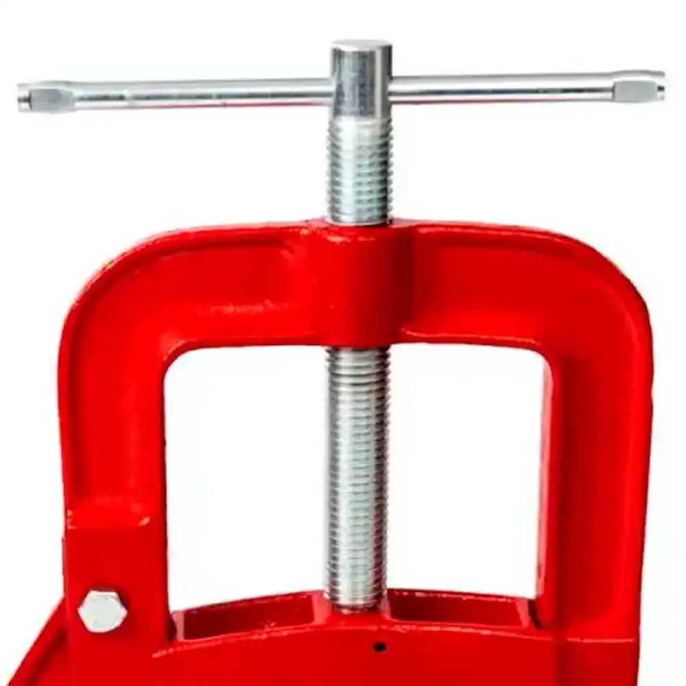 Morsa torno para encanador fixo n° 3 abertura máxima 76.2 MM Metalsul — fotografia 4