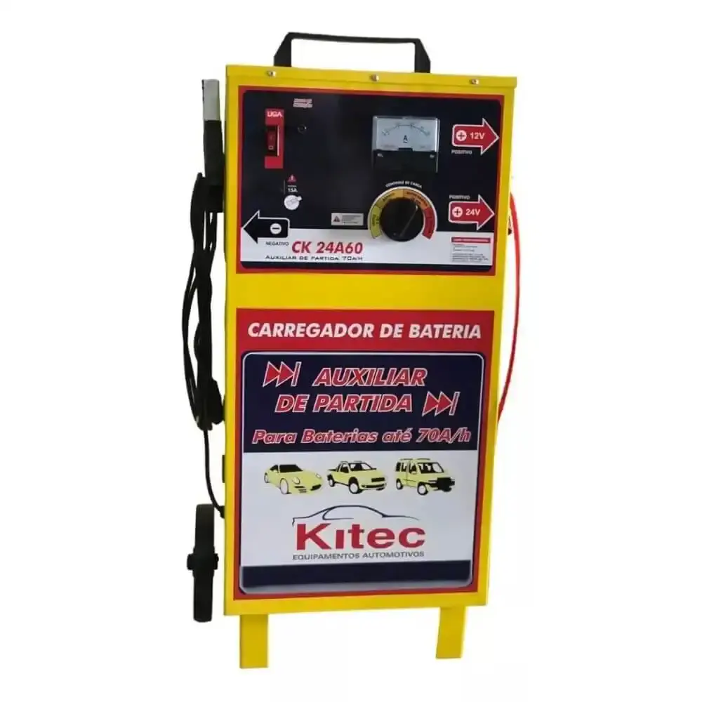 Carregador de bateria 50AH/12V 25AH/24V CK24A60 Kitec — fotografia 2