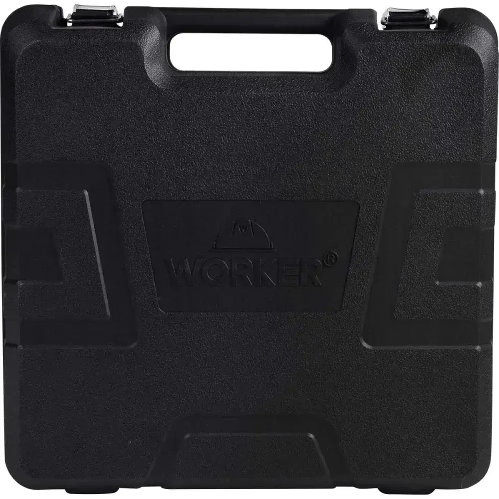 Kit esmerilhadeira 650W furadeira impacto 710W 24PEÇ 127V Worker — fotografia 11