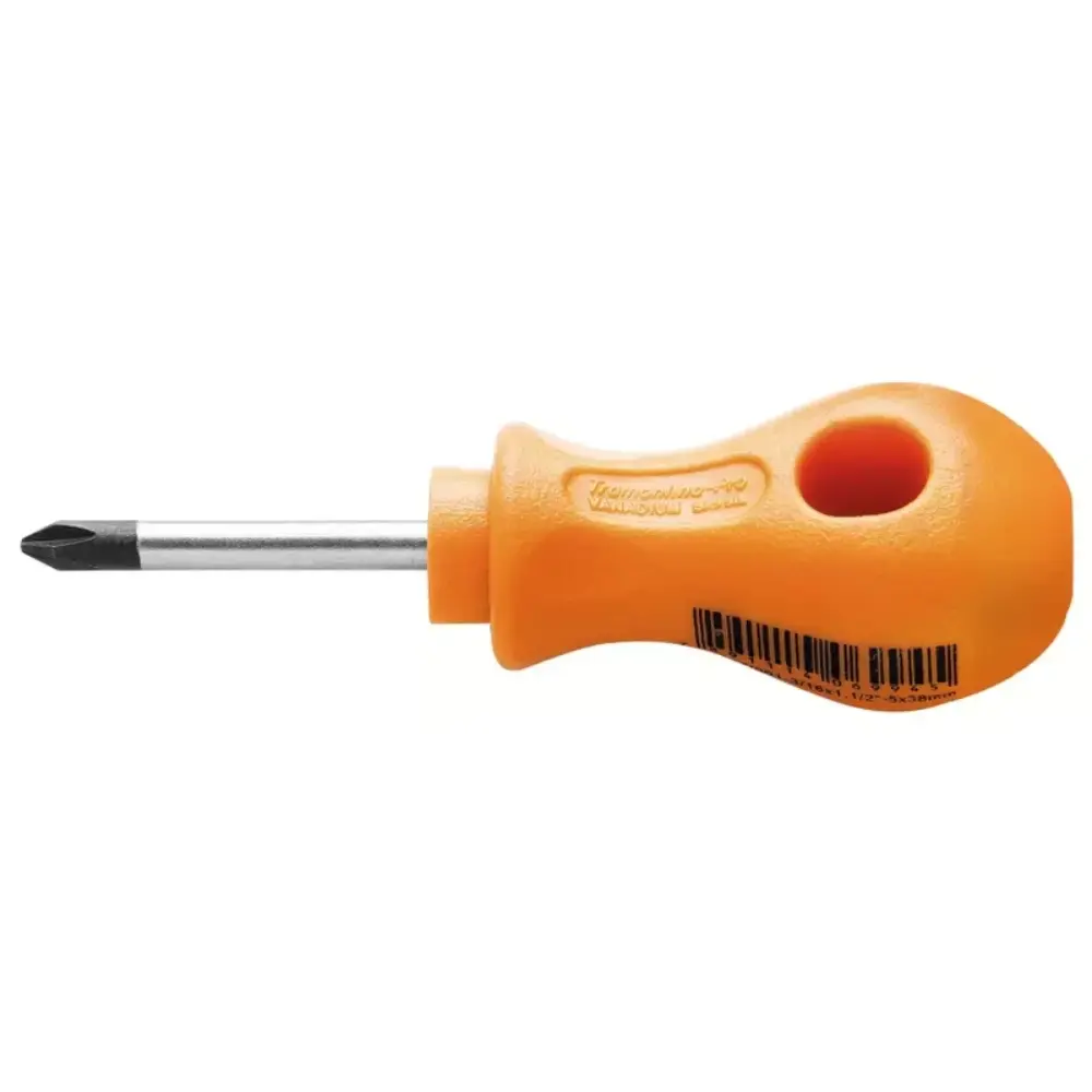 Chave de fenda toco ponta cruzada em aço cromo vanádio 6X38 mm 1/4X1.1/2 Tramontina 44137002 — fotografia 7