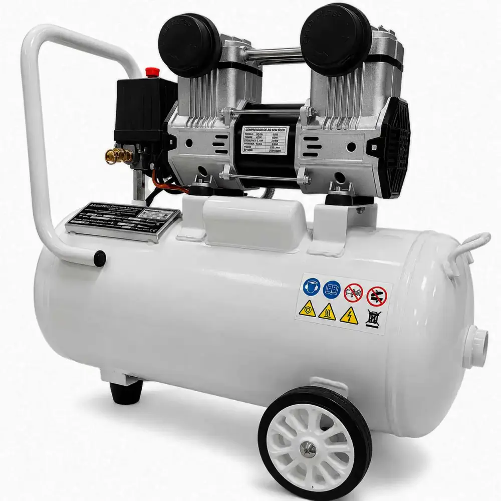 Compressor port isento 5,4 PES 1,0HP 25L evald tractor Compbrasil 110 V — fotografia 2