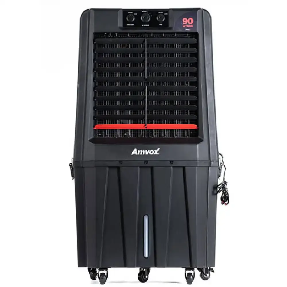 Climatizador de ar 3 velocidades 90 litros 190/230W ACL preto Amvox 110 V — fotografia 2