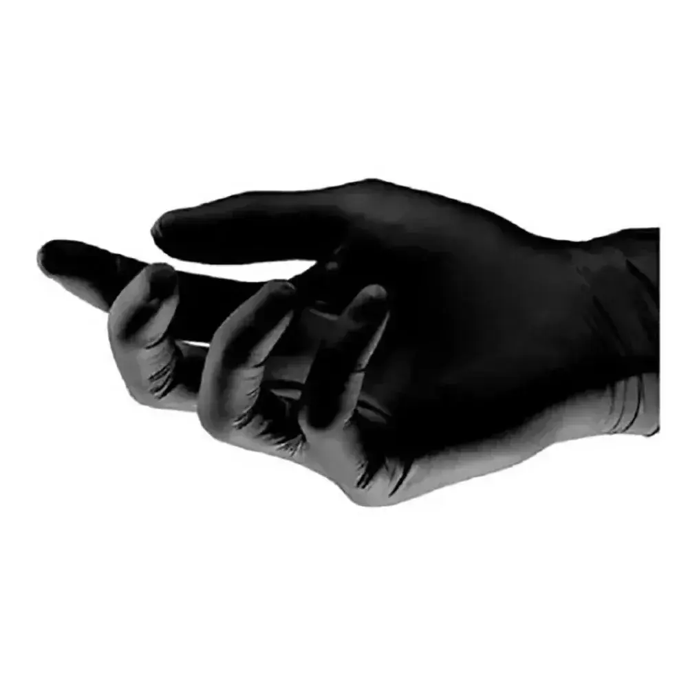 Luva procedimento xg black nitril 100PCS Supermax — fotografia 5