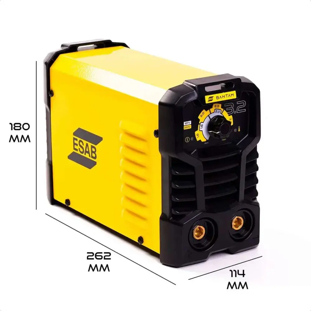 Máquina de solda inversora bantam 3,2 160A bivolt da Esab — fotografia 5