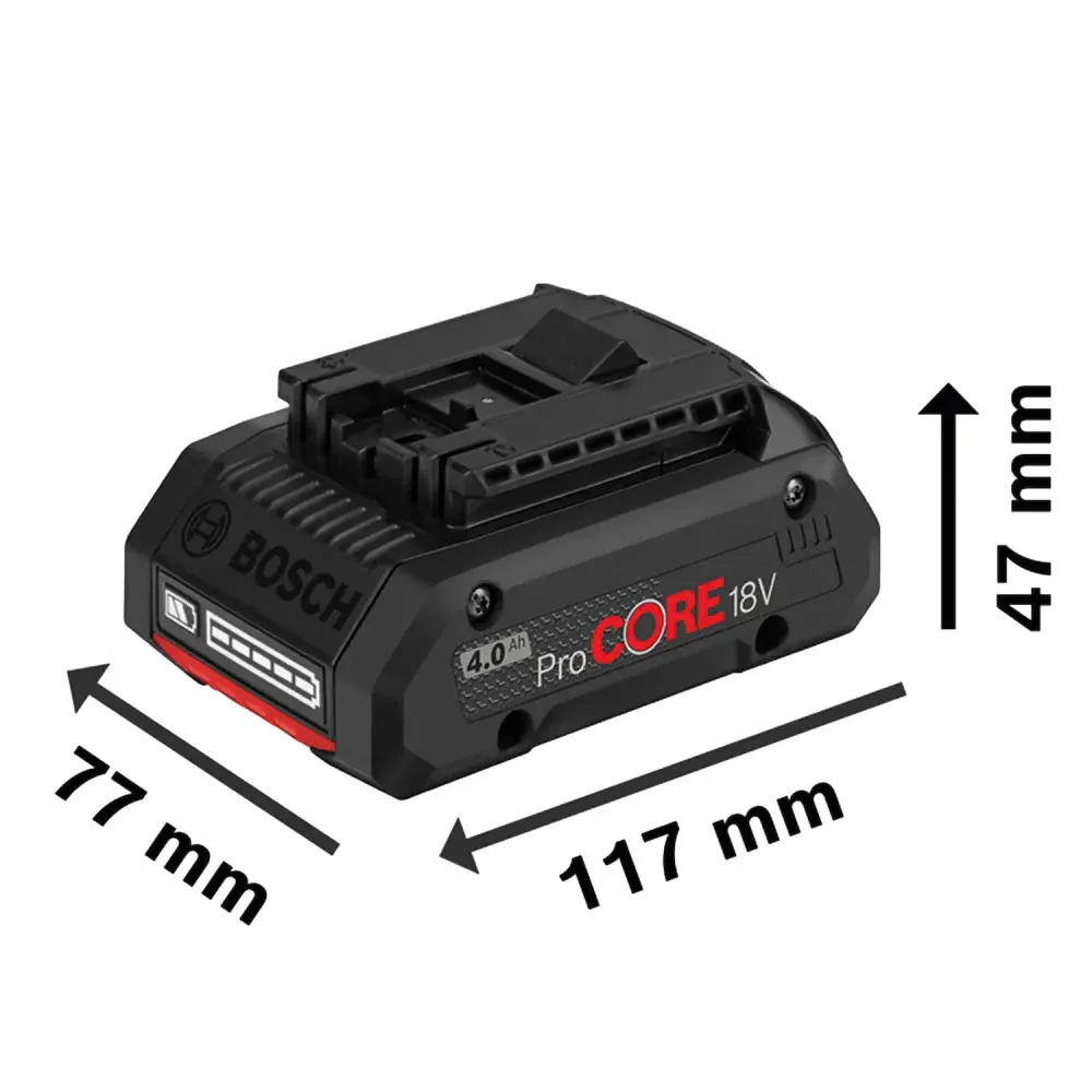 Bateria li- 18V 4.0 ah procore Bosch — fotografia 10