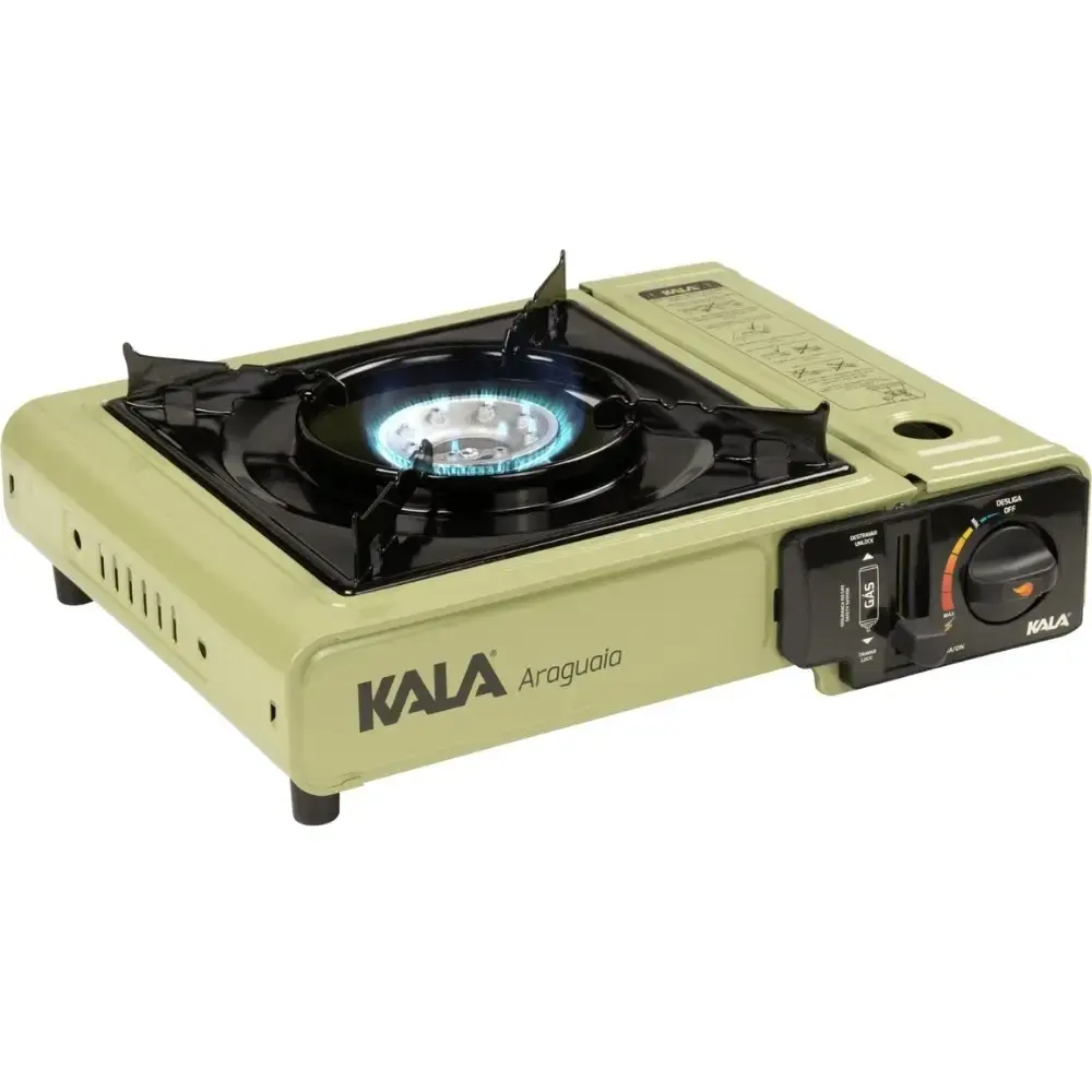 Fogareiro Portátil a Gás 2.5 kW Acendimento Automático Araguaia KALA