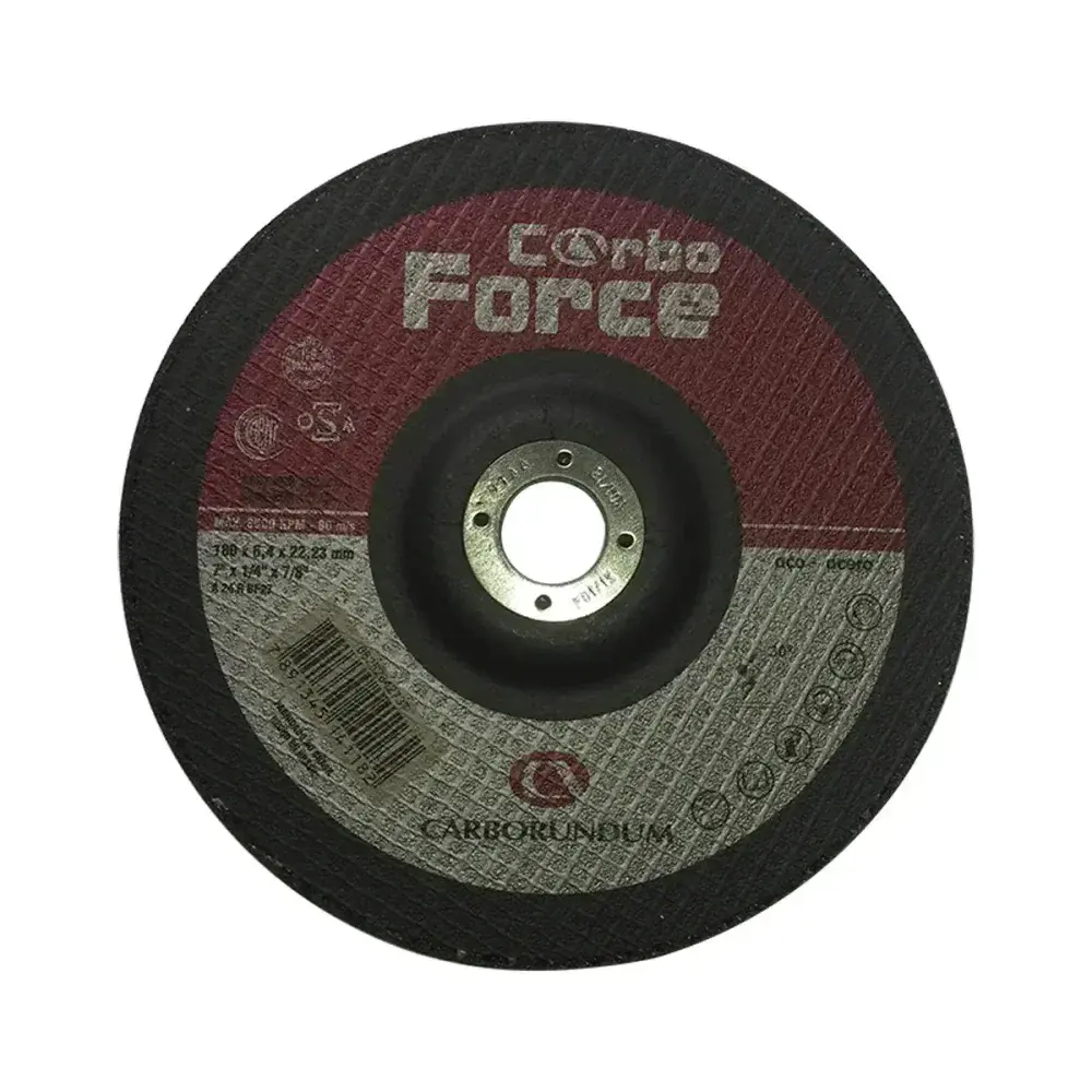 Disco de desbaste T27 180X6,4X22,23MM force gold carbo Carborundum — fotografia 2