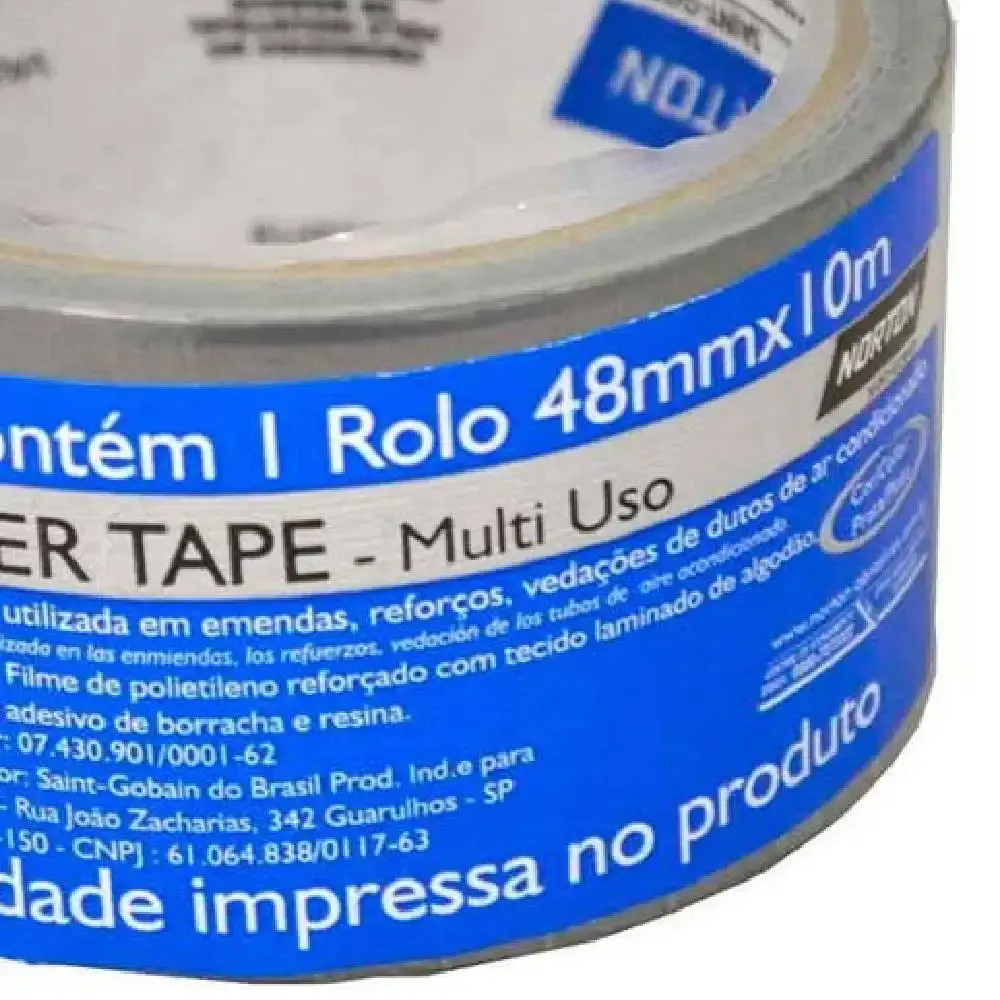 Fita Silver Tape 48 mm x 10 m Prata NORTON — fotografia 3