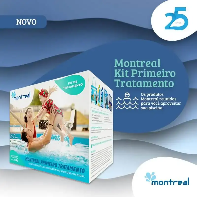 Kit primeiro tratamento para piscinas e hidrotanques 744 Montreal — fotografia 3