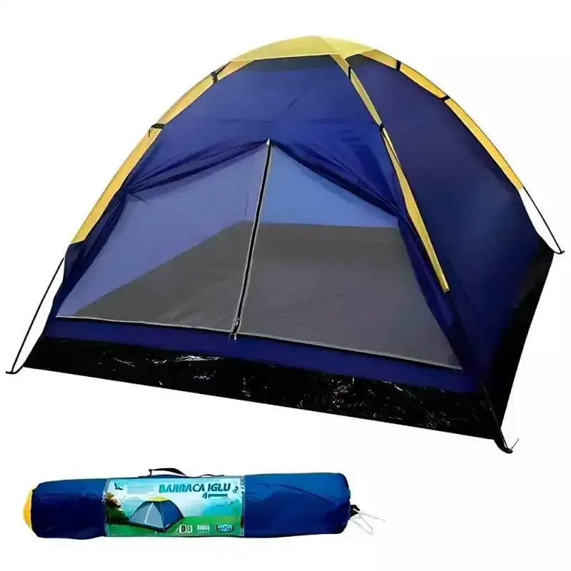 Barraca para camping 4 pessoas ImportWay com colchão inflável casal — fotografia 2