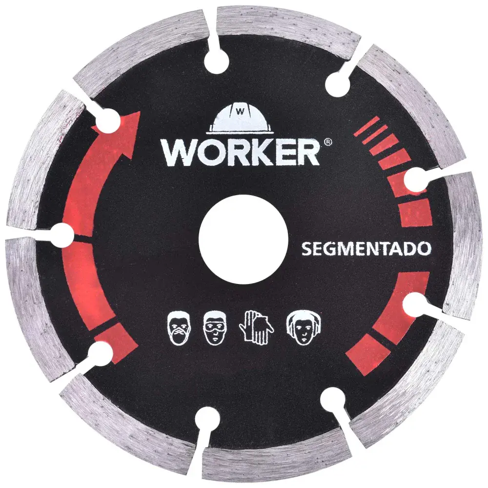 Disco diamantado segmentado 125MM x 22,23MM Worker