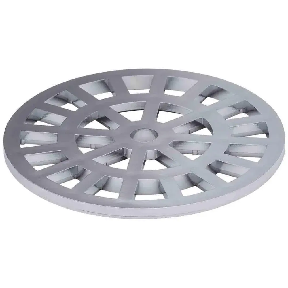 Grelha ralo plast Liege quadrado cr 15 cm — fotografia de referência