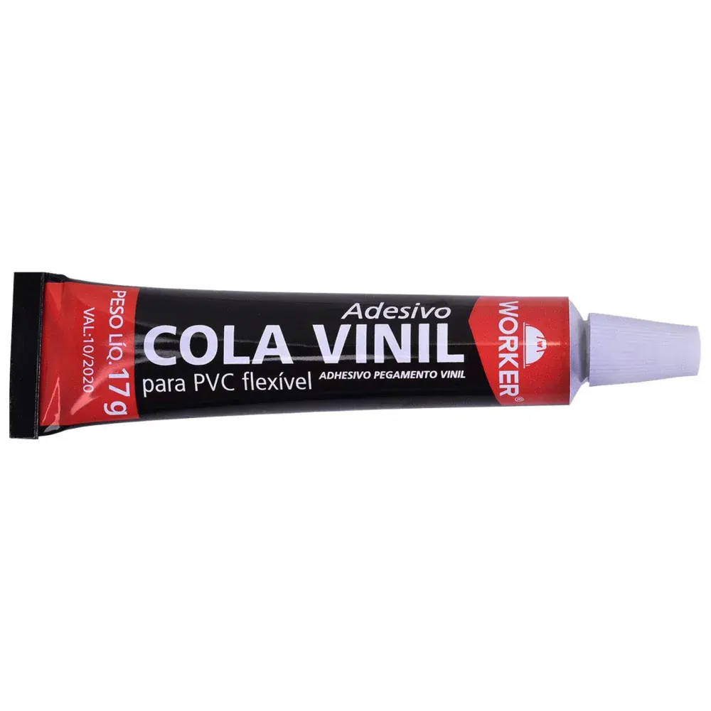 Adesivo cola vinil 17G com blister Worker