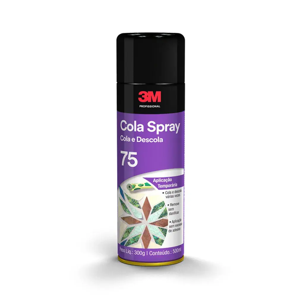 Adesivo spray 75 cola descola 300G 3M — fotografia de referência