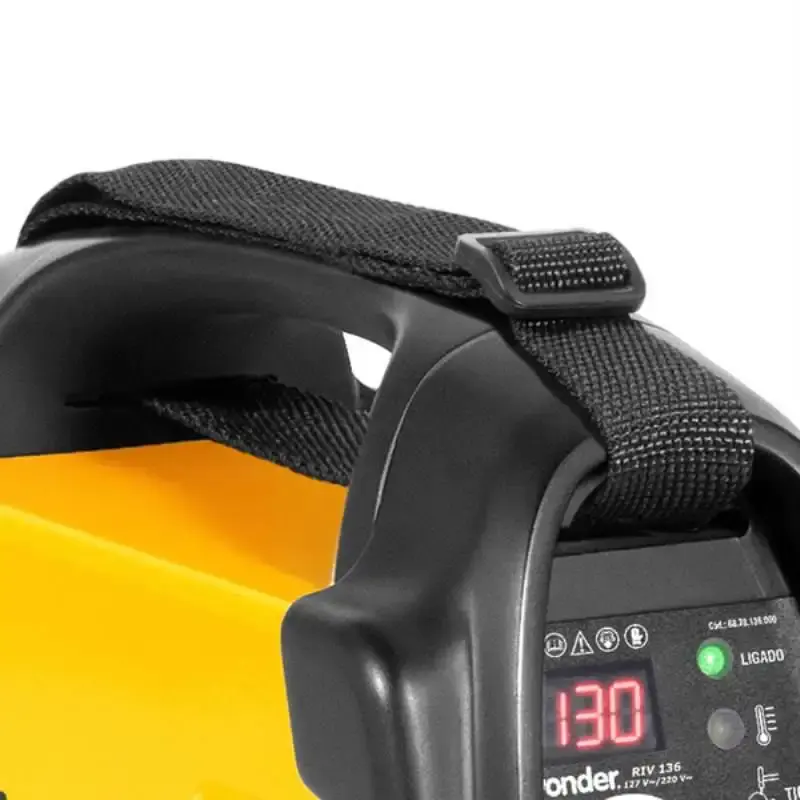 Solda TIG e Inversora RIV 136 BIVOLT c/ Display Digital VONDER — fotografia 3