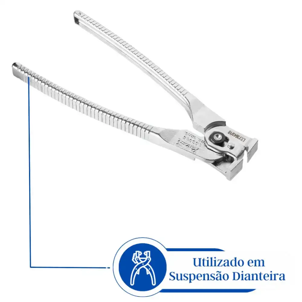 Alicate para aplicar abraçadeira tipo ponte 21CM aço especial 103016 Raven — fotografia 4