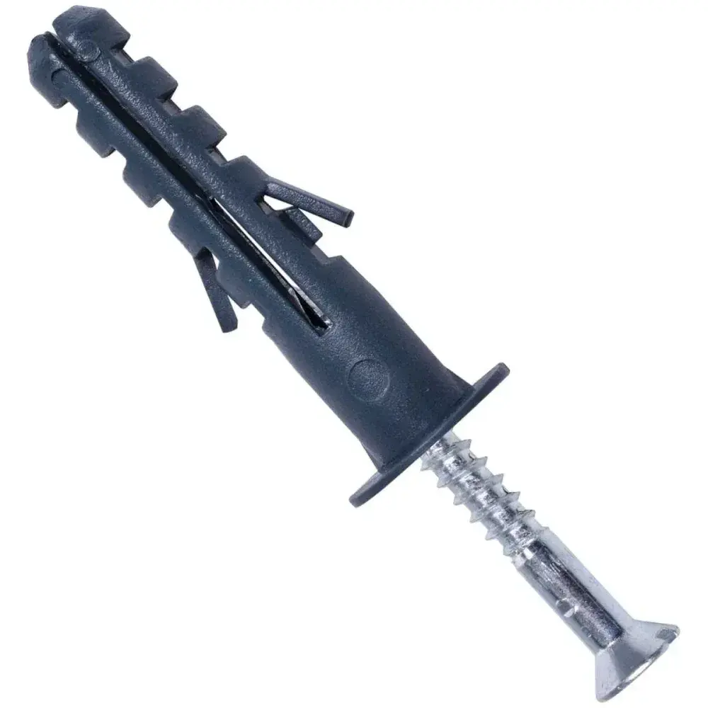 Parafuso cabeça chata zincado com bucha 2,5X16MM 10 peças Worker — fotografia 3