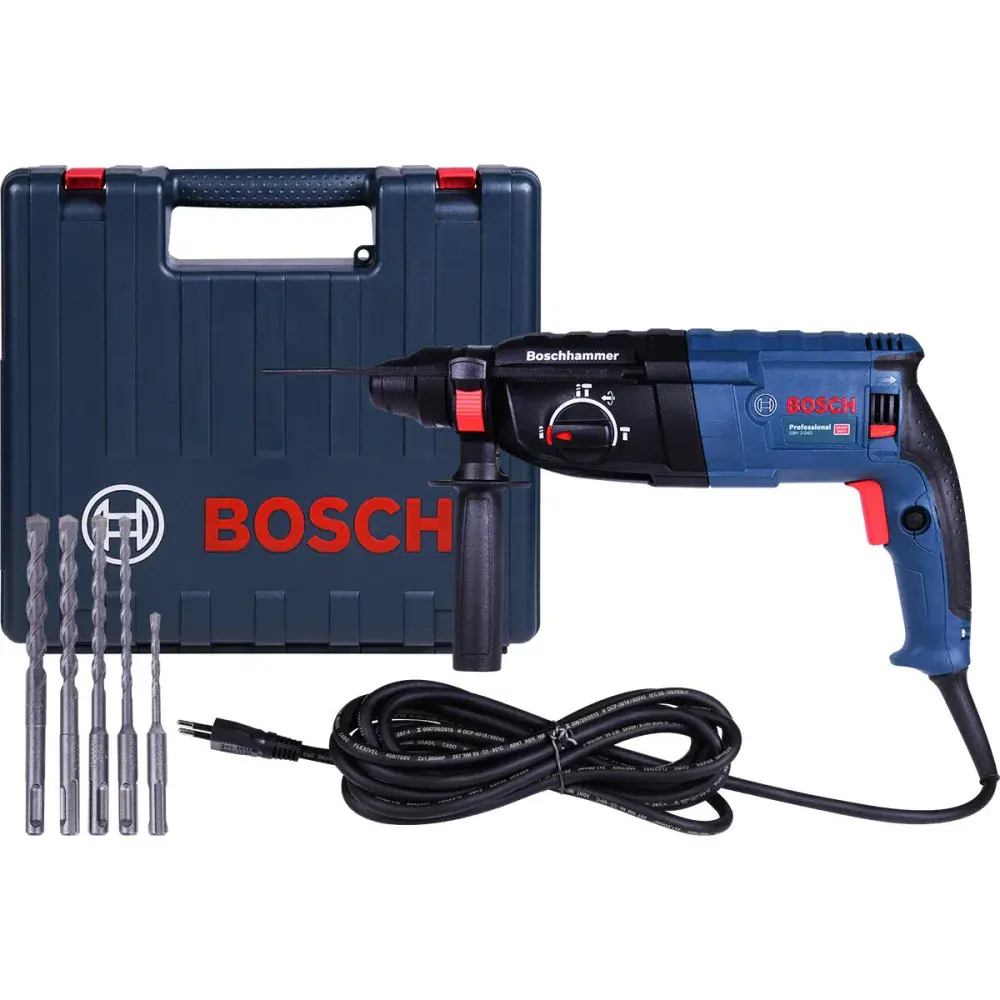 Martelete perfurador GBH2-24D com 5 brocas 127V Bosch