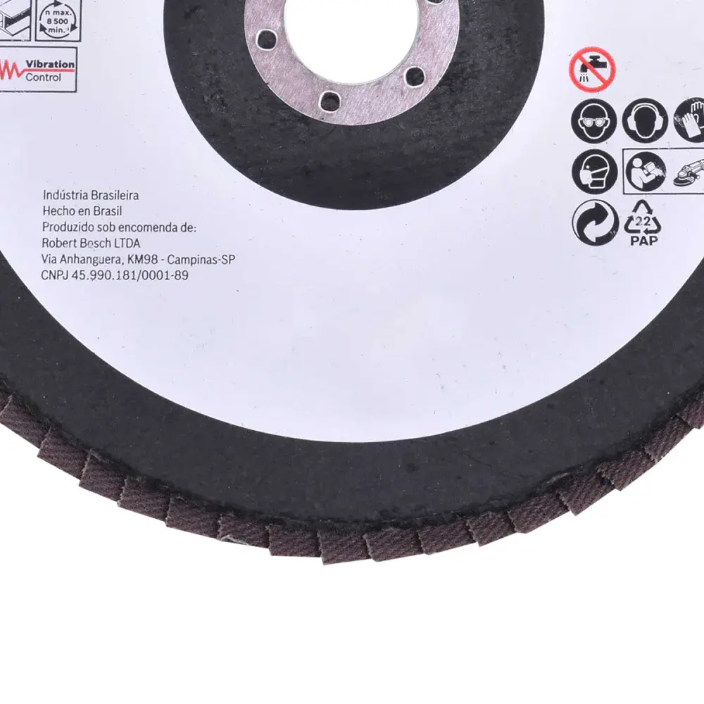 Lixa disco flap expert for metal 180 x 22,23MM G120 Bosch — fotografia 3
