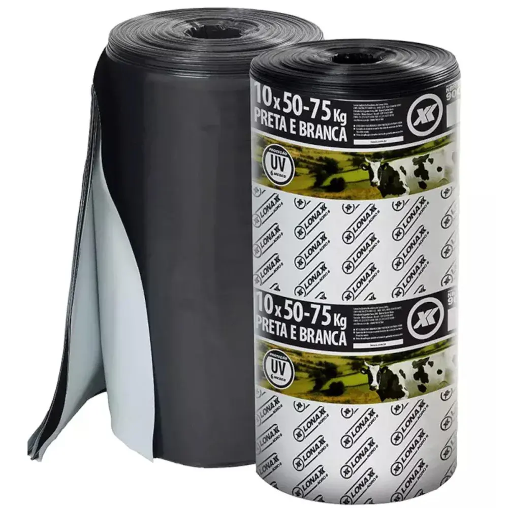 Lona preta 10X50M 75KG Lonax