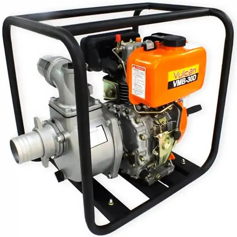 Motobomba à diesel 7.0HP autoescorvante 3 POL 263CC 4T VMB30D Vulcan