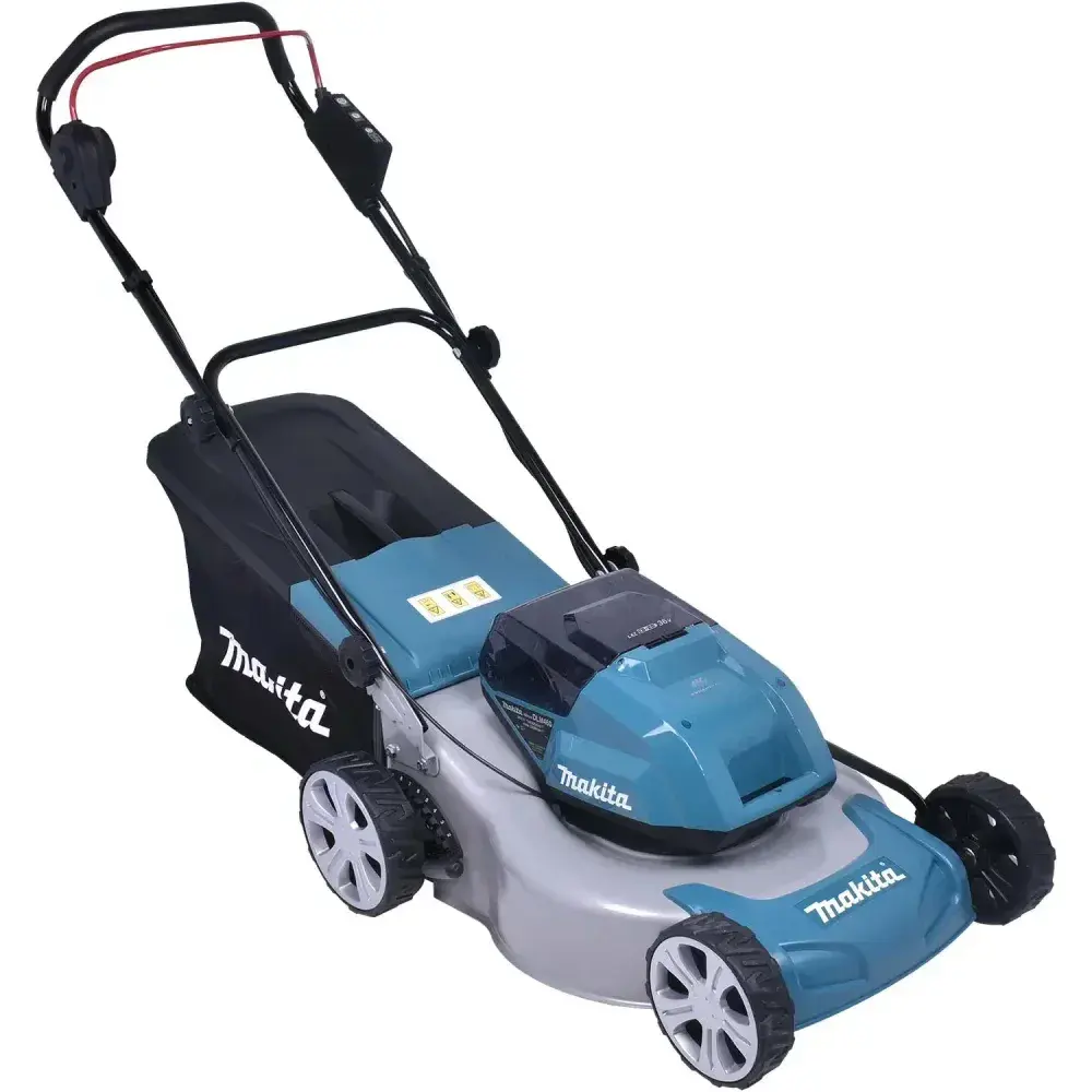 Cortador grama 460MM a bateria 36V carregador 127V Makita — fotografia 7