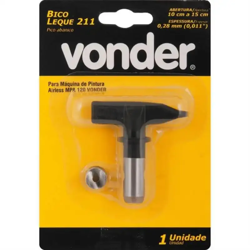 Bico Leque 211 de 10 à 15 CM p/ Máquina de Pintura Airless MPA 120 VONDER — fotografia 2