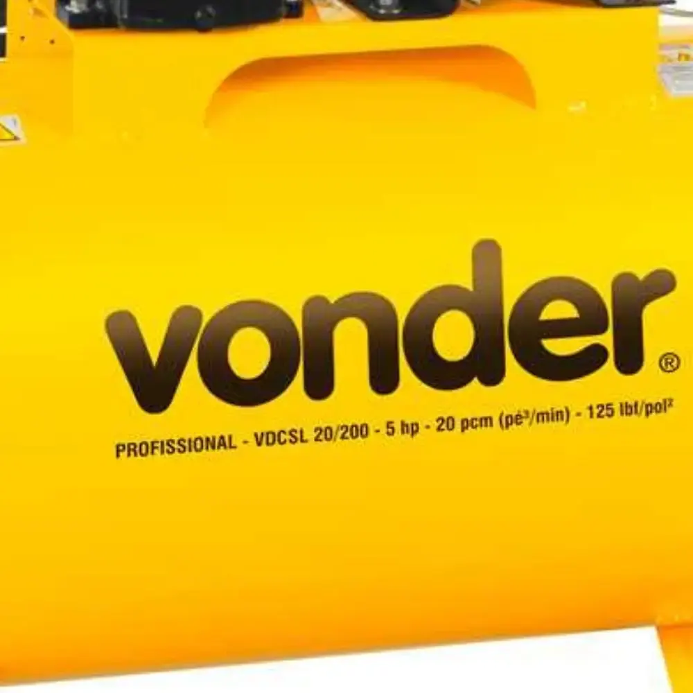 Compressor de ar VDCSL-20/200, 5,0CV trifásico Vonder — fotografia 3