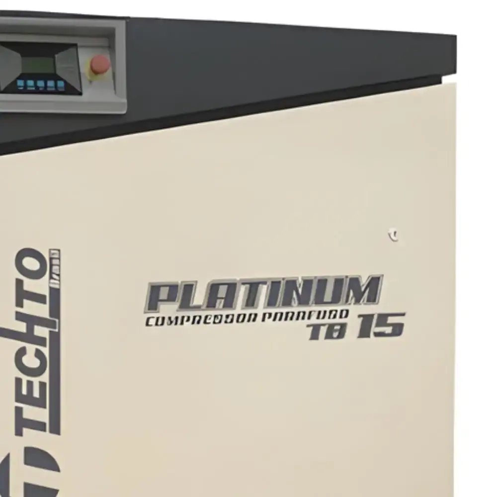 Compressor de parafuso platinum TB 15 RCH 360L 380V 60HZ 12 BAR techto cross — fotografia 3