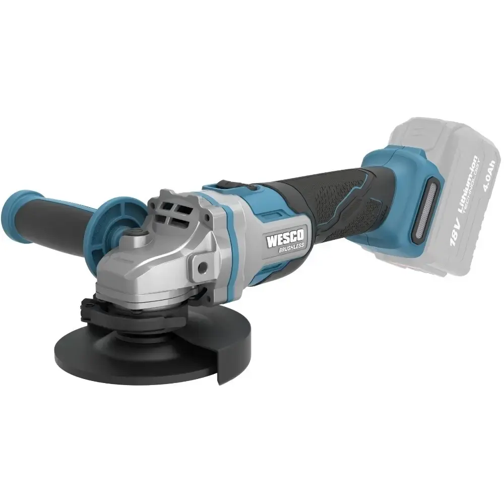 Parafusadeira de impacto 18V 1/2 polegadas esmerilhadeira 5 polegadas com bateria 18V Wesco — fotografia 5