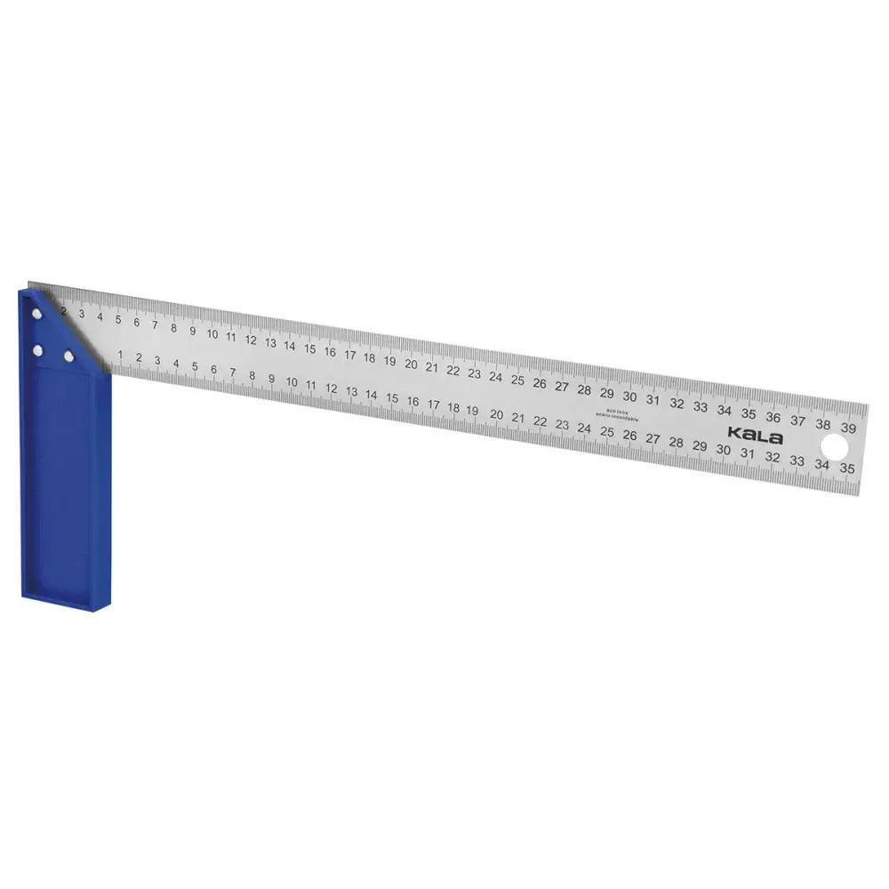Esquadro de aço inox 12 300MM Kala — fotografia de referência