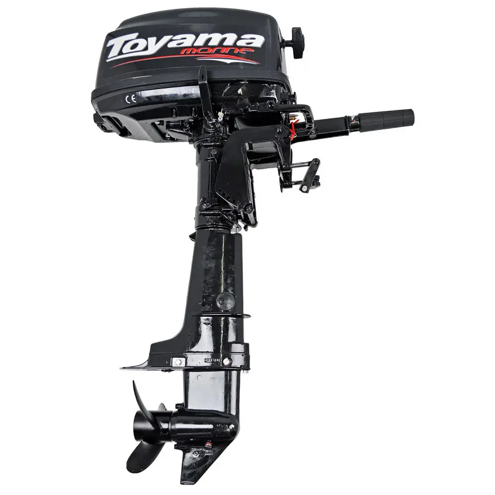 Motor de popa TM5.8TS de barco 5.8HP 2 tempos a gasolina da Toyama — fotografia 3