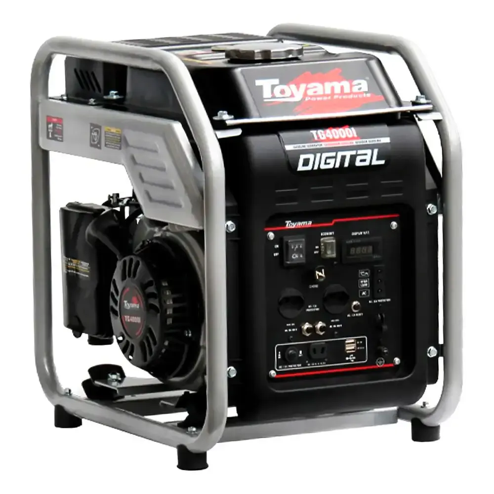 Gerador de energia à gasolina 4,0 KVA digital TG4000I Toyama 220 V — fotografia de referência