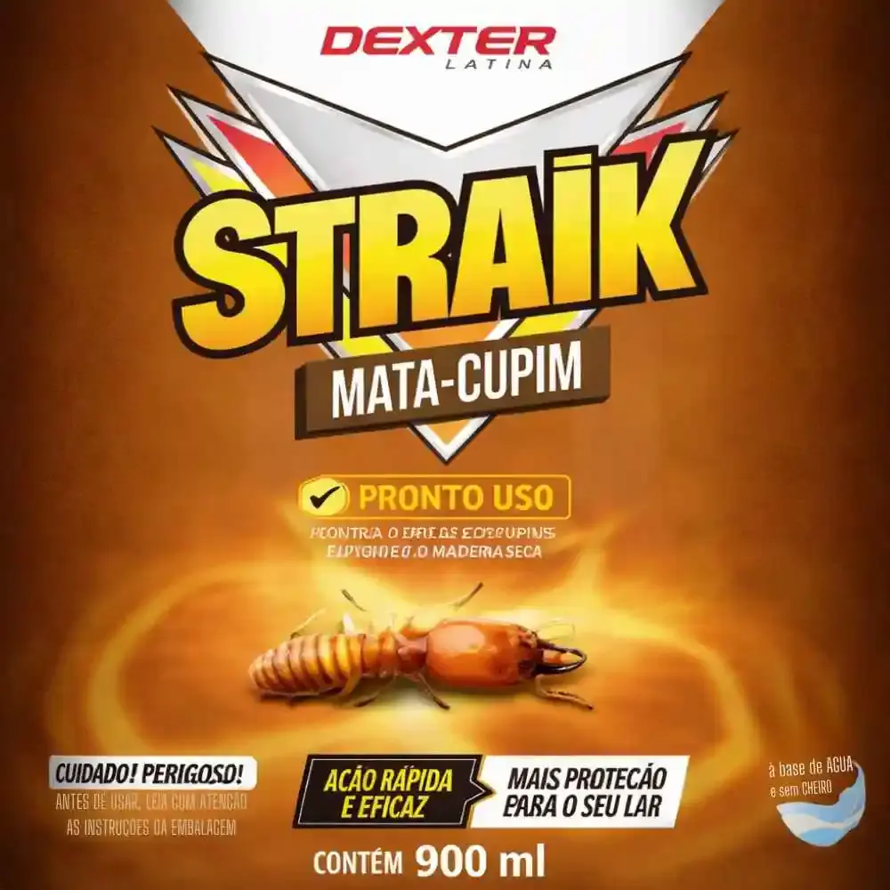 Mata cupim 900 ML pronto uso straik Dexter — fotografia 4